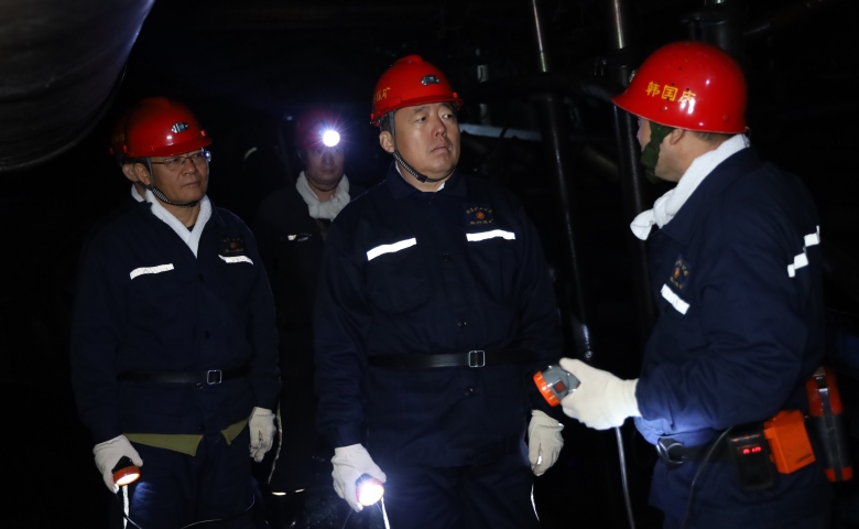 韓福生在振興礦調(diào)研檢查時(shí)強(qiáng)調(diào) 擰緊安全管控責(zé)任鏈...